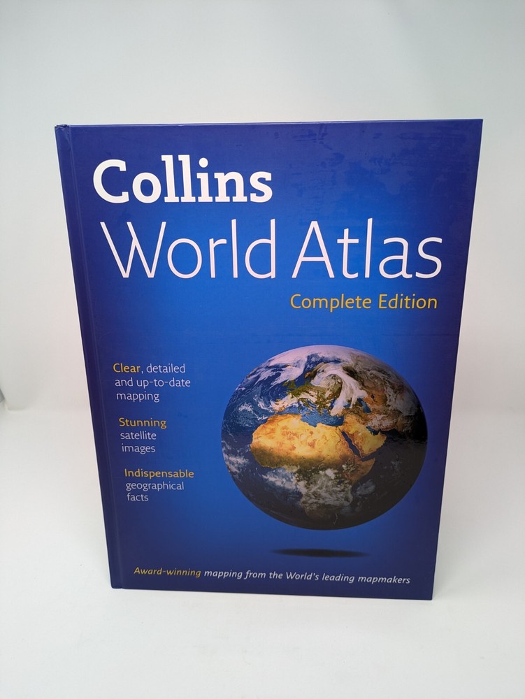 NEW Collins World Atlas: Complete Edition, Hardcover