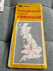 Vintage Maps Bundle x 3 Birmingham England Motorists / Cyclists, AA, Local City