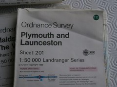 Vintage OS Ordnance Survey Landranger Series1 and 2 Maps Job Lot Bundle x 10