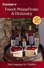 Frommer’s French PhraseFinder & Dictionary (Frommer’s Phrase Books) – GOOD