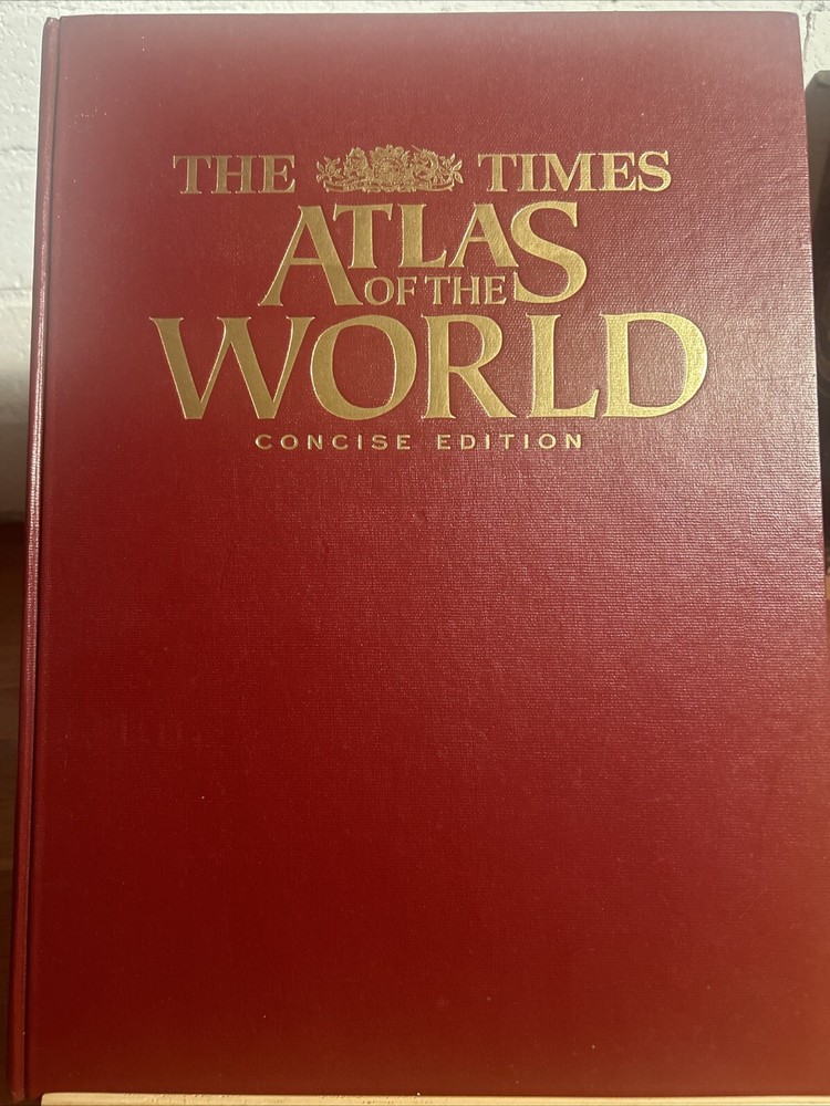 The Times Atlas Of The World Concise Edition 1992 Extra Large Book. (R1.3)