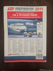 MELWAY GREATER MELBOURNE STREET DIRECTORY EDITION 38 2011