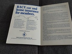 Vintage RAC Wangaratta District Map