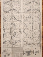 A Map of The Heavens, National Geographic, Folded Poster/Chart, 1970