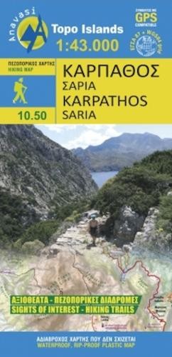 Karpathos – Saria (Map) (UK IMPORT)
