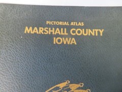 1981 MARSHALL COUNTY IA PICTORIAL ATLAS PLAT BOOK maps owner property lines