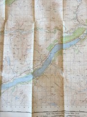 1963 Ordnance Survey One Inch Map 48 Loch Tay (incl Blair Atholl & Aberfeldy )