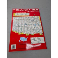 OKLAHOMA Atlas & Gazetteer Delorme Topo Maps Back Roads Outdoor Recreation 1998