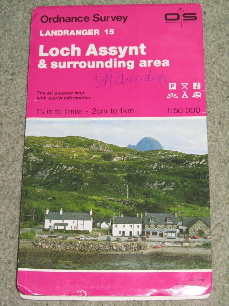 OS Ordnance Survey Landranger Maps – Scotland – vgc but marked covers; 1976-1998