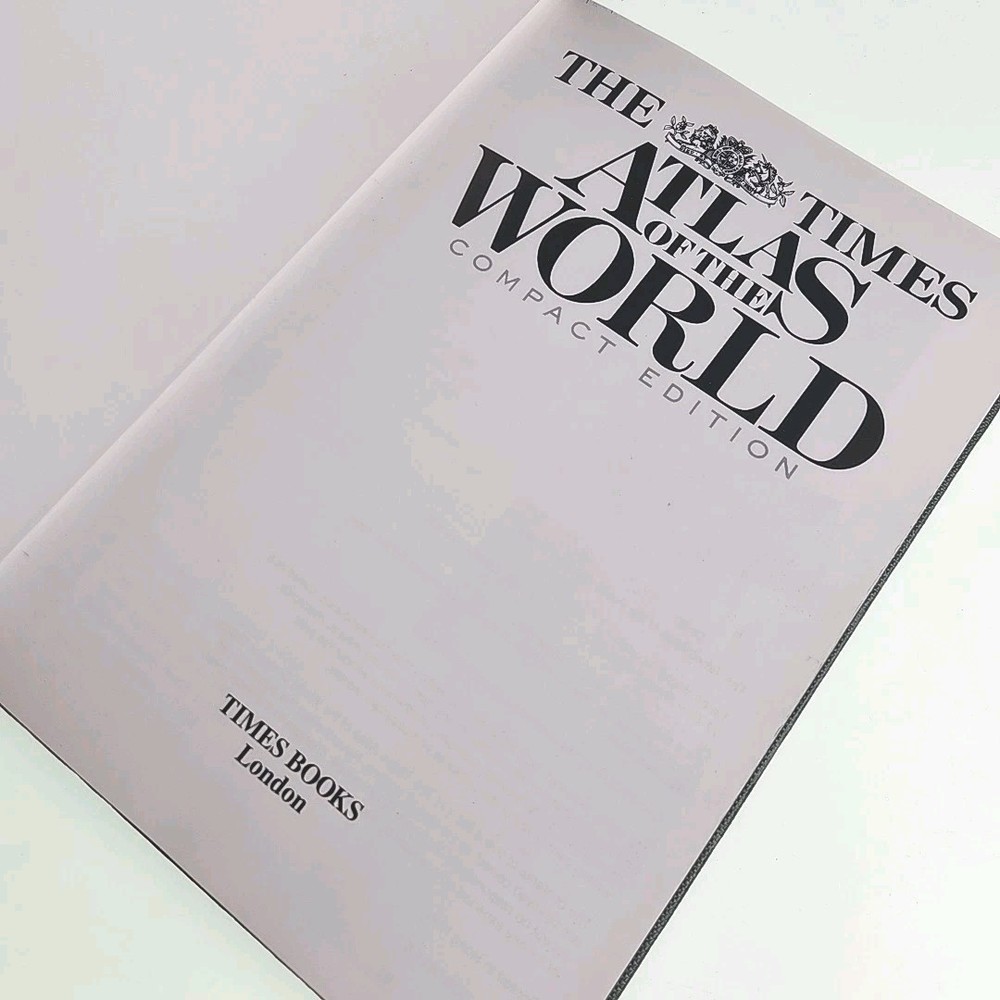 The Times Atlas of the World Compact 1995 Hardback Book