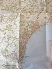 1990 Ordnance Survey Outdoor Leisure Map 29 Isle Of Wight ( Newport , Sandown )