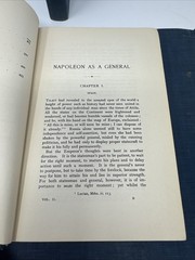 NAPOLEON as a General Volume 1 &2 1955 And ATLAS set 125 Maps! WARTENBURG 1955