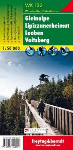Freytag-Berndt WK 132 Gleinalpe – Lipizzaner – Leoben – Voitsm (Map) (UK IMPORT)