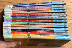 Rough Guides maps, 15 cities, 1st editions, Circa early 2000s, most unused