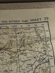 Ordnance Survey Map England And Wales Second War Revision 1940