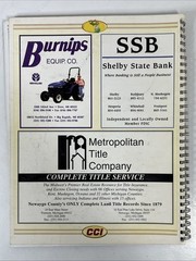 Newaygo County Michigan Land Atlas Plat Book Sportsman Guide Year 2001 by CCI