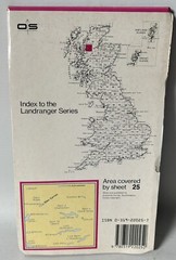 Ordnance Survey Landranger Map – Glen Carron – Sheet 25 – 1985