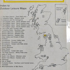 Ordnance Survey Map English Lakes North Western Outdoor Leisure 4 1:25000 Folded