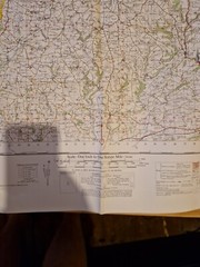 Ordnance Survey Map Of Great Britian – CARDIGAN – 1966 – 1/63360