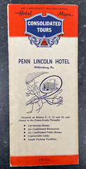 CONSOLIDATED TOURS Hotel Maps Penn Lincoln Hotel 1950