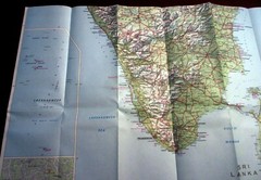 Nelles Map, India 4: Southern India including Sri Lanka, Scale – 1: 1,500,000