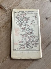 TAUNTON & LYME REGIS Ordnance Survey Seventh Series Cloth 1 inch 1960 Sheet 177