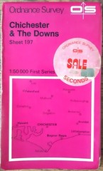 Ordnance Survey – 1:50000 1st Srs Sheet 197 – Chichester & The Downs – 1974
