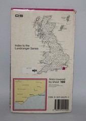 Ordnance Survey Landranger Map – Eastbourne & Hastings, Sheet 199 – 1987