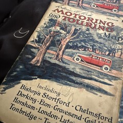 4 X Vintage ‘Motoring and Touring Map’ Sections D, E, J & K