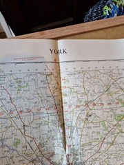 Ordnance Survey Map Of Great Britian – YORK – 1962 – 1/63360