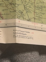 Vintage Bartholomew’s Half Inch Paper Map N. Yorkshire/S.York&Humber 33,36