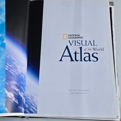 National Geographic Visual Atlas of the World Hardcover Reference Book Geography