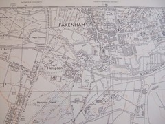 Ordnance Survey (OS) 1:10 000 Original Sheet Map, NORFOLK TF 92 NW, 1993
