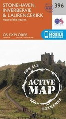 Stonehaven, Inverbervie and Laurencekirk (Map) OS Explorer Active Map