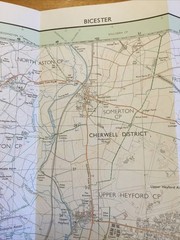 1994 Ordnance Survey Pathfinder Map 1069 SP 42/52 Bicester (incl Somerton )