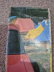 Rare Vintage Road Map Of Czechoslovakia 1981 With Campsites. Auto Kempinky CSSR
