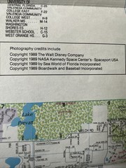 Greater Orlando, Orange County And Southern Seminole County Florida 1989 Folded