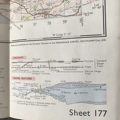 Taunton & Lyme Regis – Old 1970 Ordnance Survey One-Inch Map Sheet 177