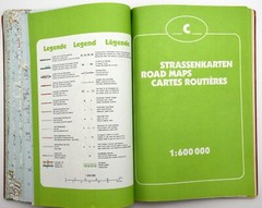 European Road Maps Lavanchy Transports Voyages City Road Atlas Hallwag AG 1982