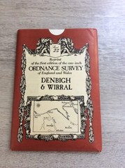 First Edition Ordnance Survey Reprint Sheet 25 Denbigh & Wirral