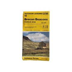 Ordnance Survey Outdoor Leisure Map No 11 Brecon Beacons – Central Area – 1983