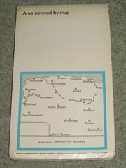 OS Ordnance Survey 1″ to 1 mile Tourist Map – Exmoor – 1973 edition