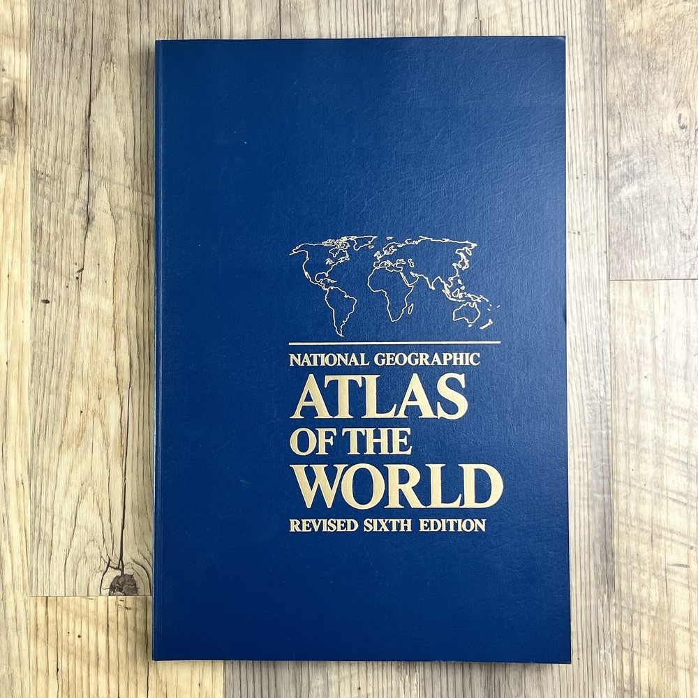 National Geographic Atlas of The World Revised Sixth Edition 1996 Oversized