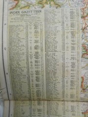 1905 map New Chart of North & Central England British Geographical Publishing