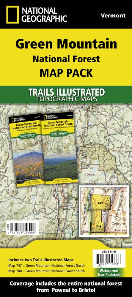 Green Mountain National Forest [Map Pack Bundle] (National Geographic Trails…