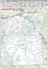 Rand McNally Easy to Read: Oregon State Map