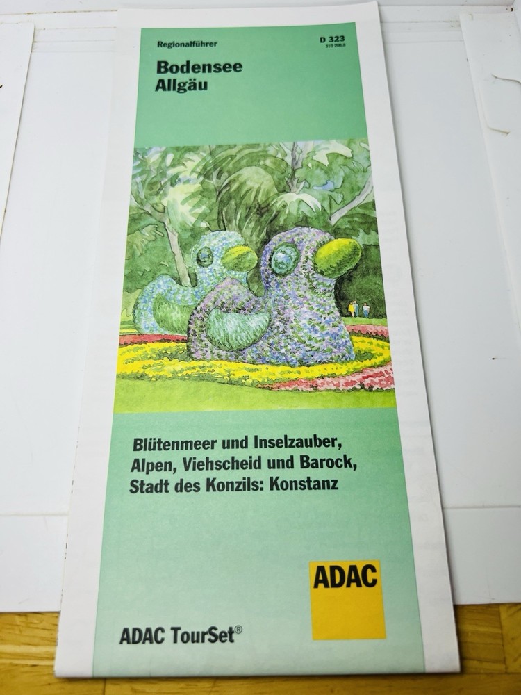 Bodensee Allgau Germany – ADAC Regional Map