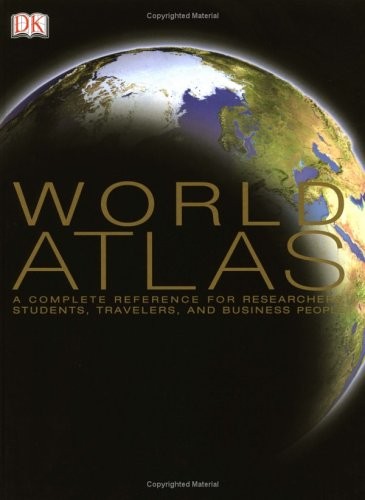 Dorling Kindersley World Atlas Hardback Book The Fast Free Shipping