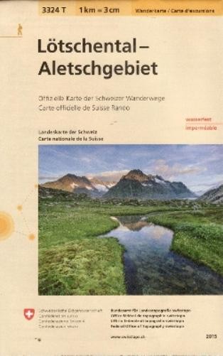 Lotschental – Aletschgebiet (Map) (UK IMPORT)
