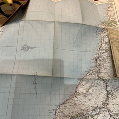 AILSA CRAIG & GIRVAN Scotland Ordnance Survey 1 In Sh 82 Popular Ed 1925 CLOTH